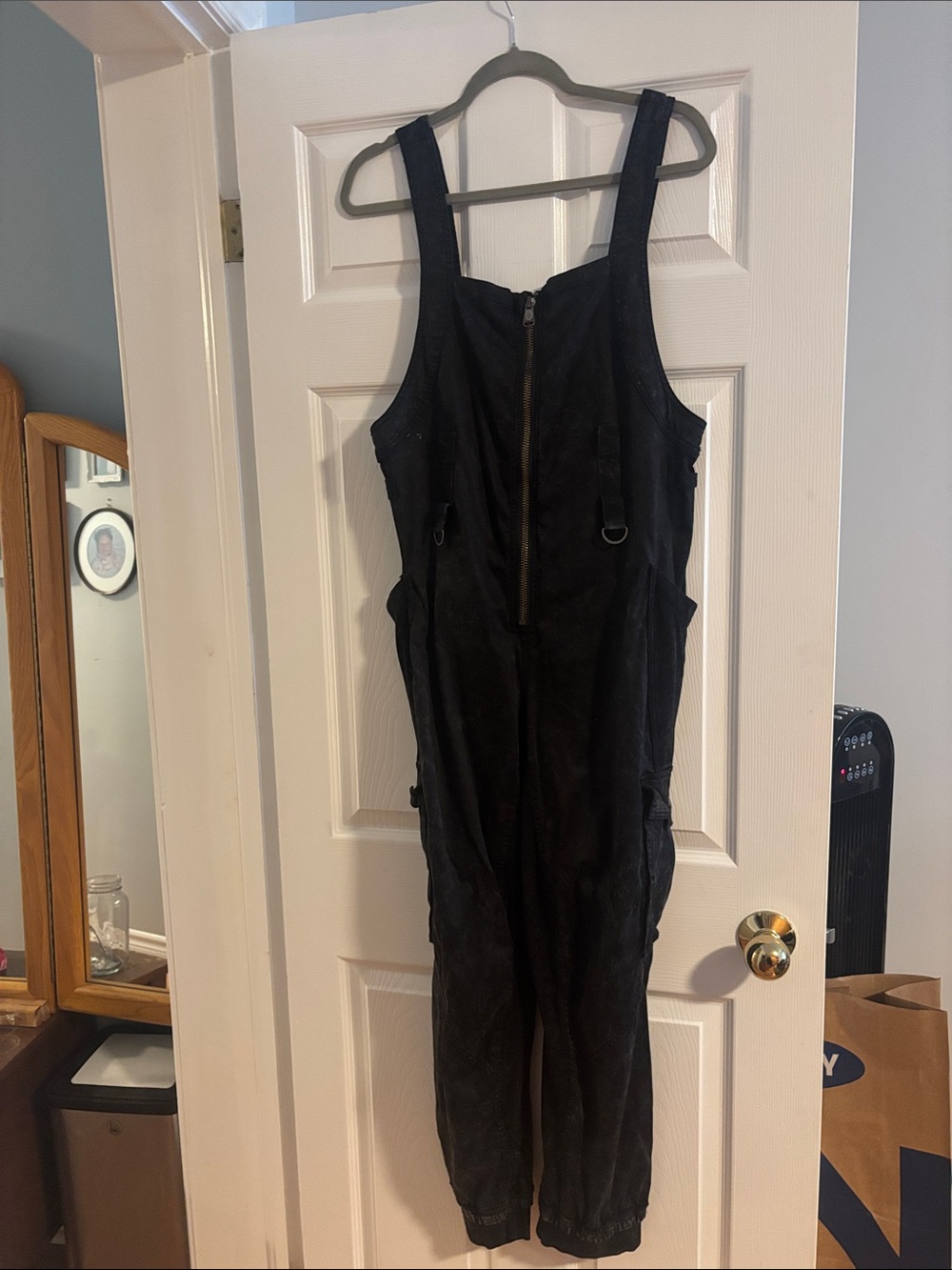 FP Movement by Free People Black Utility Overalls